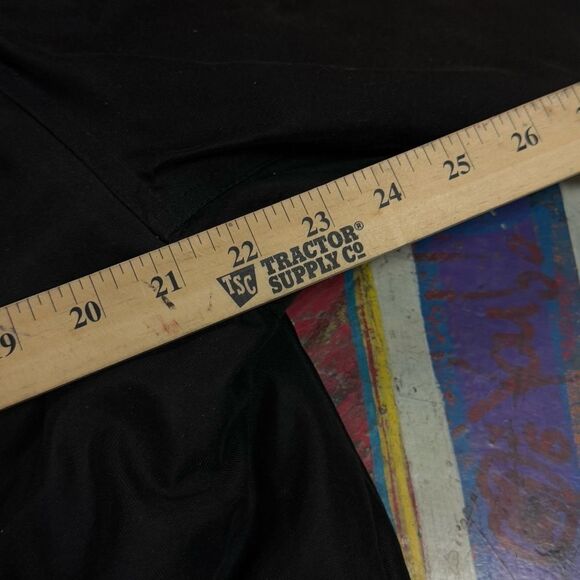 Y2K Larry Levine Black Utility Jacket – Quilted Lining, Zip & Button Closure (M) - Picture 7 of 9